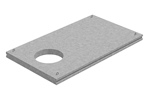 Плиты перекрытий камер ВП-16-18 (отв)